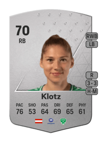 Sarah Klotz Common 70 OVR