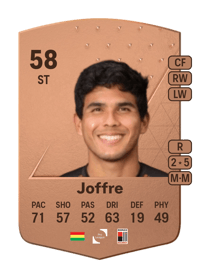 Sebastian Joffre Common 58 OVR