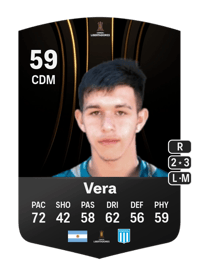 Santino Vera CONMEBOL Libertadores 59 OVR