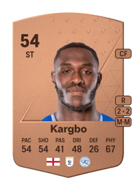 Hamzad Kargbo Common 54 OVR