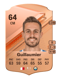 Matthew Guillaumier Rare 64 OVR