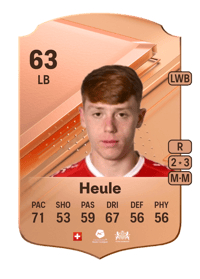 Michael Heule Rare 63 OVR