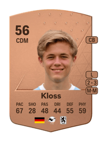 Tim Kloss Common 56 OVR
