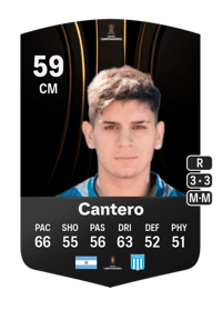 Milton Cantero CONMEBOL Libertadores 59 OVR