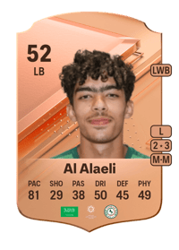 Meshal Al Alaeli Rare 52 OVR