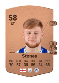 Josh Stones Common 58 OVR
