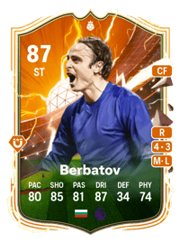Dimitar Berbatov UT Heroes 87 OVR