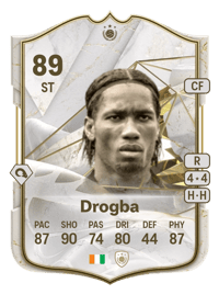 Didier Drogba Icon 89 OVR
