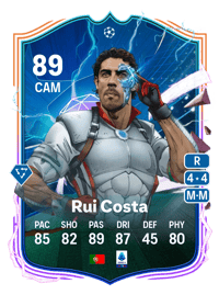 Rui Costa UEFA Heroes (Mens) 89 OVR
