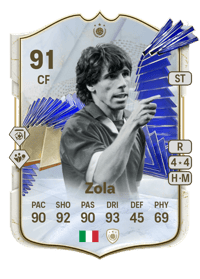 Gianfranco Zola TOTY ICON 91 OVR