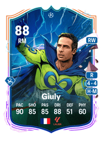 Ludovic Giuly UEFA Heroes (Mens) 88 OVR