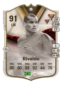 Rivaldo Ultimate Dynasties ICON 91 OVR
