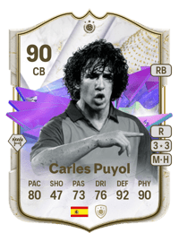 Carles Puyol Future Stars ICON 90 OVR