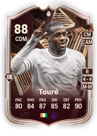 Yaya Touré Triple Threat Heroes 88 OVR