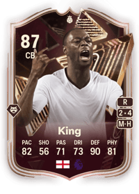 Ledley King Triple Threat Heroes 87 OVR