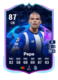 Pepe UCL Road to the Knockouts 87 OVR
