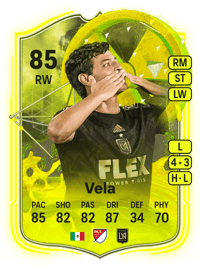 Carlos Vela Radioactive 85 OVR