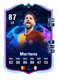 Dries Mertens UCL Road to the Knockouts 87 OVR