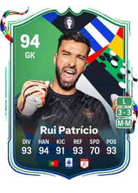 Rui Patrício UEFA EURO Path to Glory 94 OVR