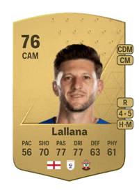 Adam Lallana Common 76 OVR