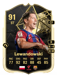 Robert Lewandowski Team of the Week 91 OVR