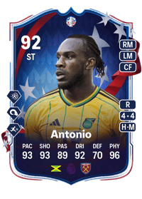 Michail Antonio Copa América Path to Glory 92 OVR