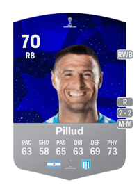 Iván Pillud CONMEBOL Sudamericana 70 OVR