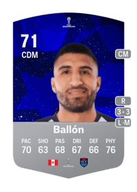 Josepmir Ballón CONMEBOL Sudamericana 71 OVR