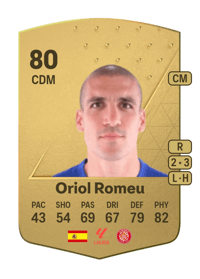 Oriol Romeu Common 80 OVR