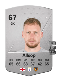 Ryan Allsop Common 67 OVR