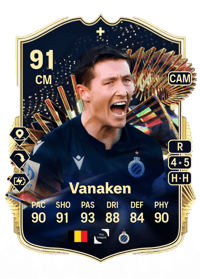 Hans Vanaken Team of the Season Plus 91 OVR