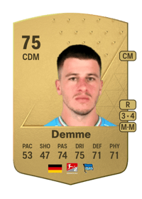 Diego Demme Common 75 OVR