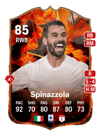 Leonardo Spinazzola FC Versus Fire 85 OVR