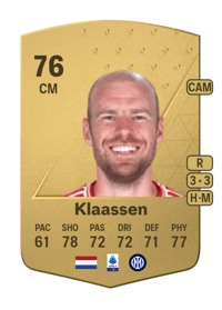 Davy Klaassen Common 76 OVR