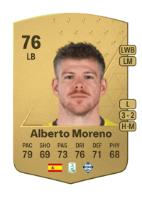 Alberto Moreno Common 76 OVR