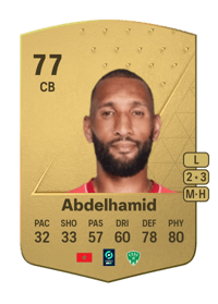Yunis Abdelhamid Common 77 OVR