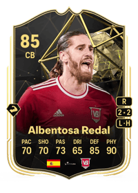 Raúl Albentosa Redal Team of the Week 85 OVR