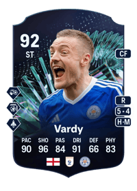 Jamie Vardy TOTS Moments 92 OVR
