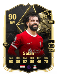 Mohamed Salah Team of the Week 90 OVR