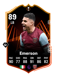 Emerson UEL Road to the Final 89 OVR
