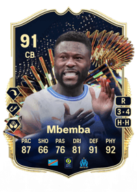 Chancel Mbemba Team of the Season 91 OVR