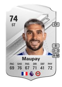 Neal Maupay Rare 74 OVR