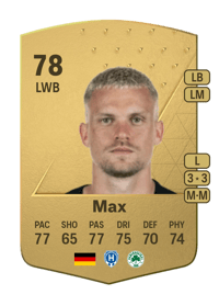 Philipp Max Common 78 OVR