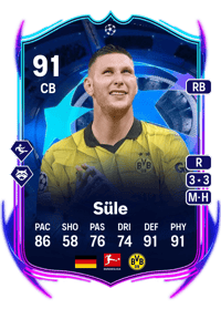 Niklas Süle UCL Road to the Final 91 OVR