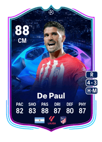 Rodrigo Javier De Paul UCL Road to the Knockouts 88 OVR