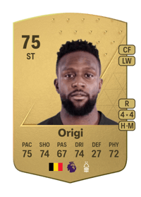 Divock Origi Common 75 OVR