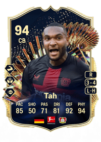 Jonathan Tah Team of the Season 94 OVR