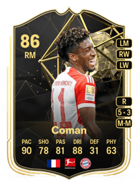 Kingsley Coman Team of the Week 86 OVR