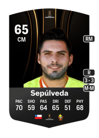 Nelson Sepúlveda CONMEBOL Libertadores 65 OVR