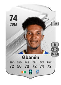 Jean-Philippe Gbamin Rare 74 OVR